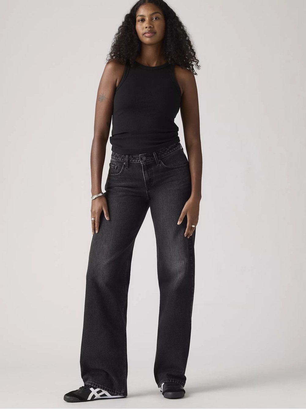 Levi's® Superlow Low Loose Women’s Jeans Tech Storm Black Size 32
